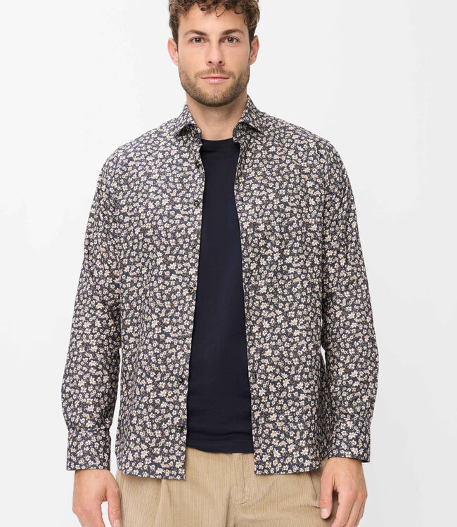 BRAX (BX) Brax Herren Flanellhemd Harold Floral Grosse Grössen – Light Flannel
