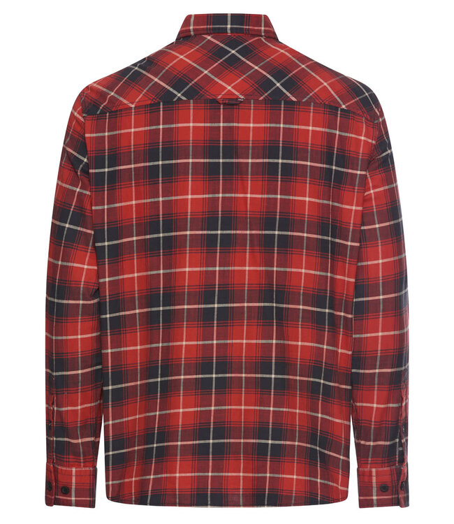 CAMEL ACTIVE Herren Karohemd Rot Grosse Grössen – Stretch Baumwolle