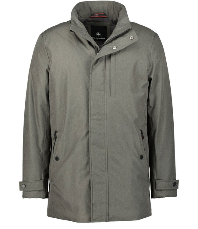 Redpoint Herren Langjacke Melange-Optik – Wetterfest