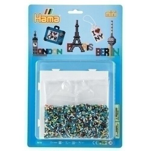 Hama Hama mini strijkkralen set Wereldsteden 5616 Hama Hama mini strijkkralen set Wereldsteden 5616