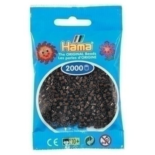 Hama Hama mini strijkkralen choco 0012 Hama Hama mini strijkkralen choco 0012