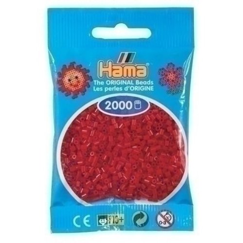 Hama Hama mini strijkkralen donkerrood 0022 Hama Hama mini strijkkralen donkerrood 0022