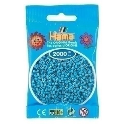 Hama Hama mini strijkkralen turquoise 0031 Hama Hama mini strijkkralen turquoise 0031