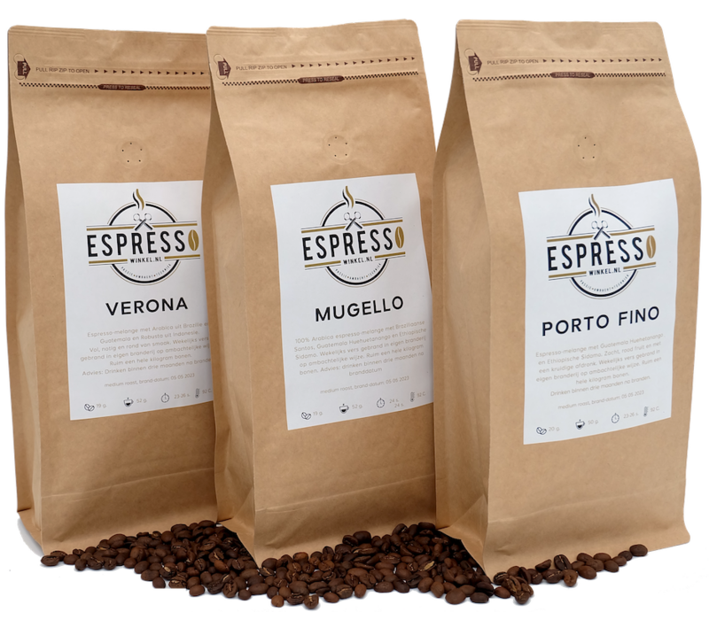 Proefpakket #3 Verona – Mugello – Porto Fino (3x 1kg)