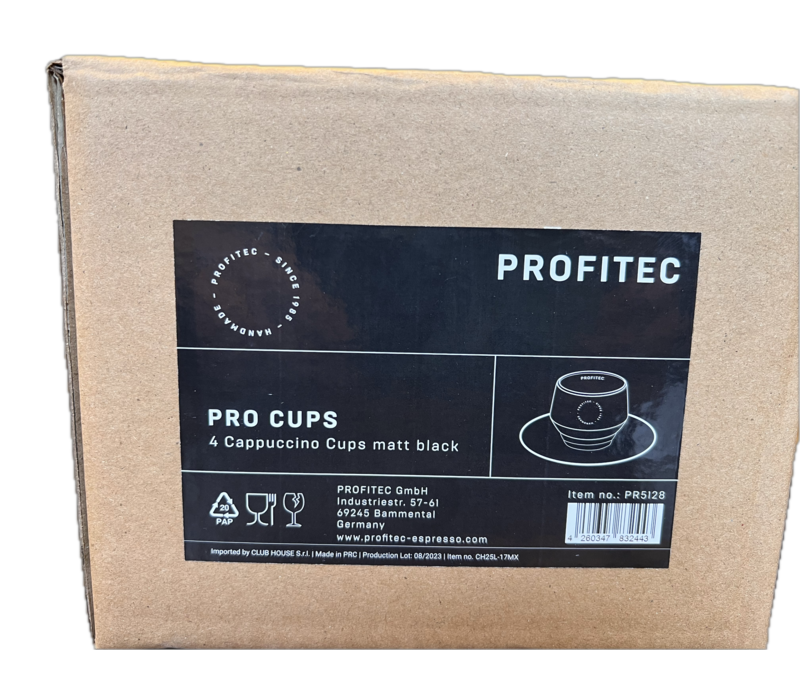 Profitec PRO Cappuccino 205ml dubbelwandig  4 stuks