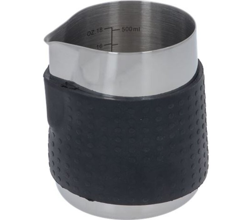 Melkkan met rubber handvat