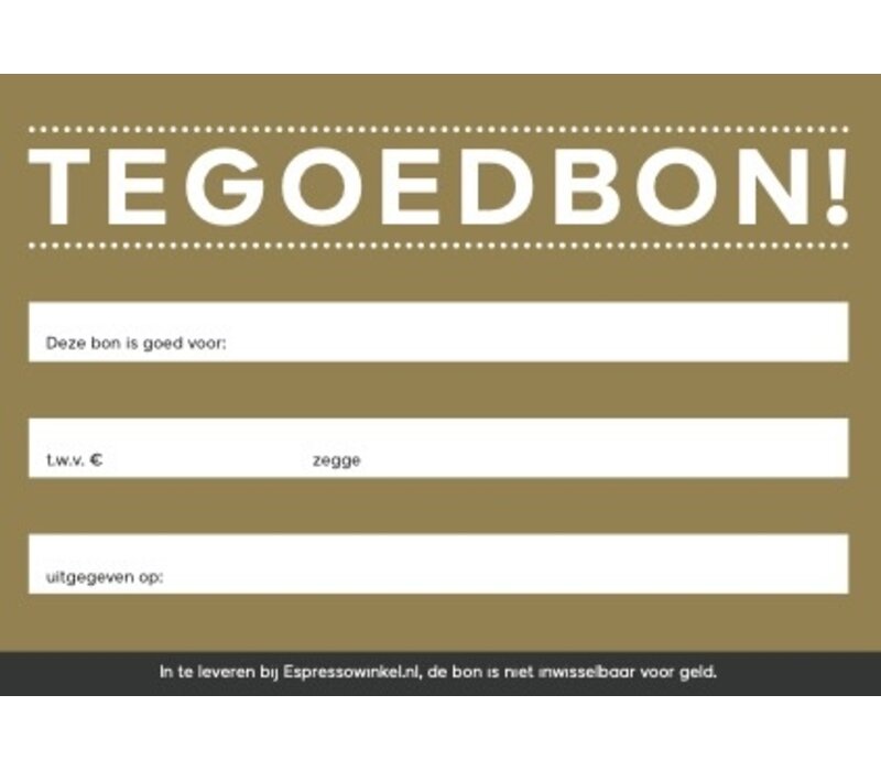 Cadeaubon Workshop Koffie-proeverij