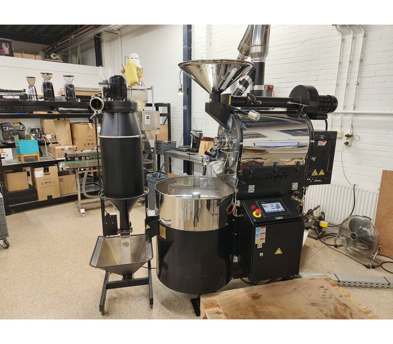 Toper TKSMX 10 koffiebrander met Probat destoner, occasion