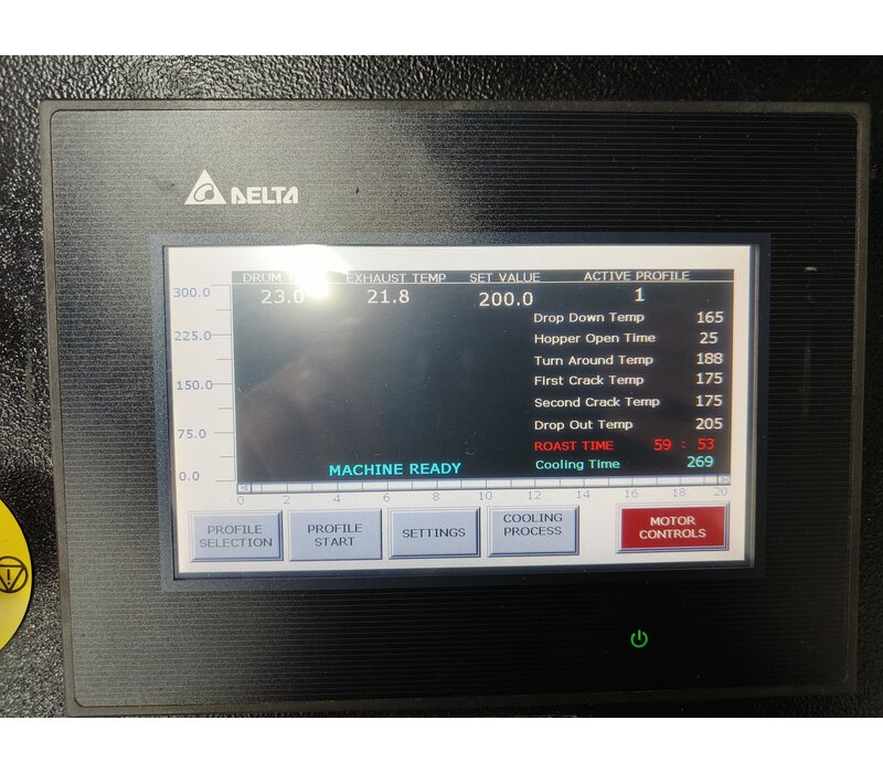 Toper TKSMX 10 koffiebrander met Probat destoner, occasion