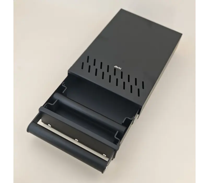 AVX zwarte uitkloplade met zwart handvat