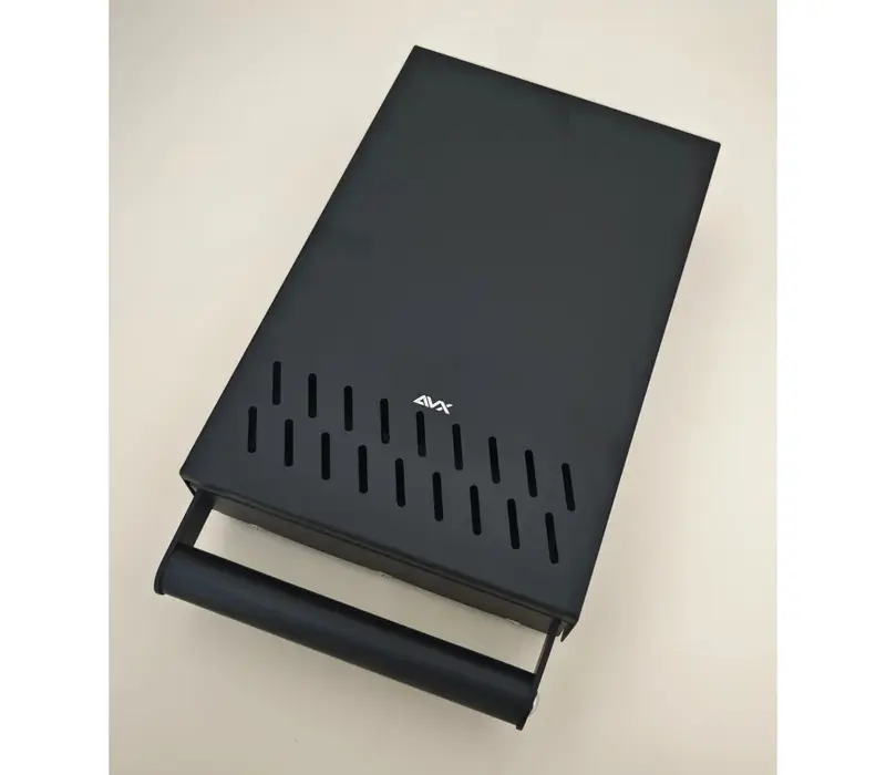 AVX zwarte uitkloplade met zwart handvat