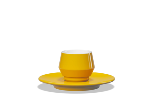 Clubhouse Clubhouse Maniko Espresso 70ml dubbelwandig Geel