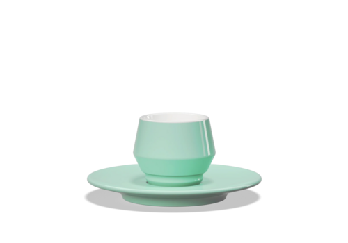 Clubhouse Clubhouse Maniko Espresso 70ml dubbelwandig Mint Blauw