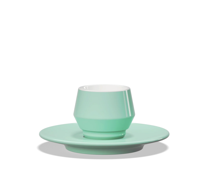 Clubhouse Maniko Espresso 70ml dubbelwandig Mint Blauw