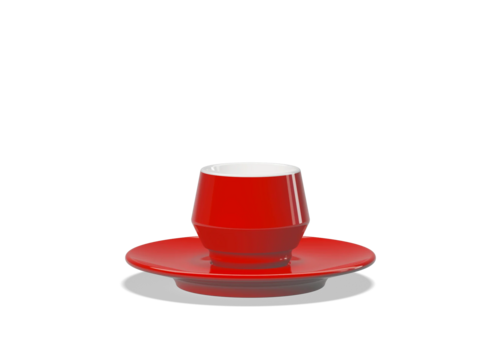 Clubhouse Clubhouse Maniko Espresso 70ml dubbelwandig Rood