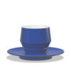 Clubhouse Clubhouse Maniko Cappuccino 205ml dubbelwandig Blauw