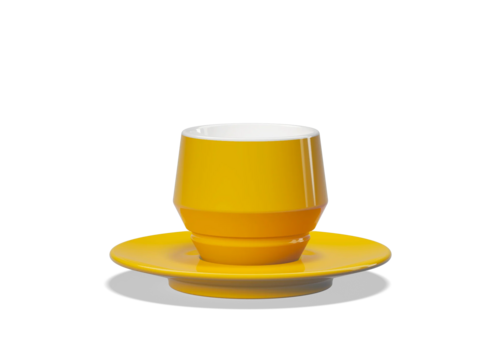 Clubhouse Clubhouse Maniko Cappuccino 205ml dubbelwandig Geel