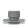 Clubhouse Clubhouse Maniko Cappuccino 205ml dubbelwandig Grijs