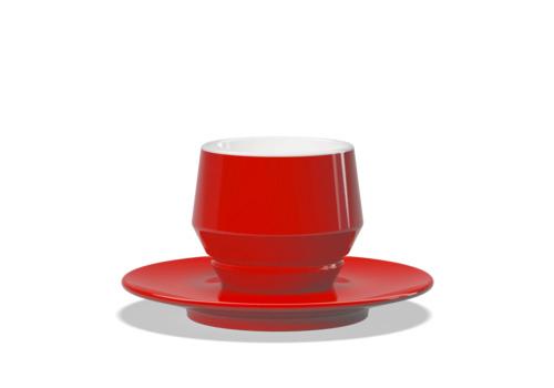 Clubhouse Clubhouse Maniko Cappuccino 205ml dubbelwandig Rood