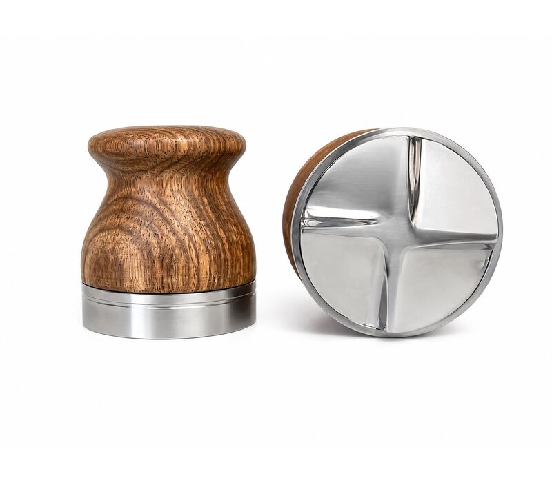 AVX Walnoot Tamper & Distributor Set – 58,5 mm