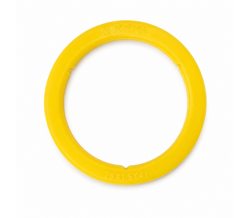 Siliconen Zetgroep Ring 8,5mm (Geel)