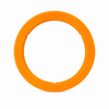 Siliconen Zetgroep Ring 8,0mm (Oranje)