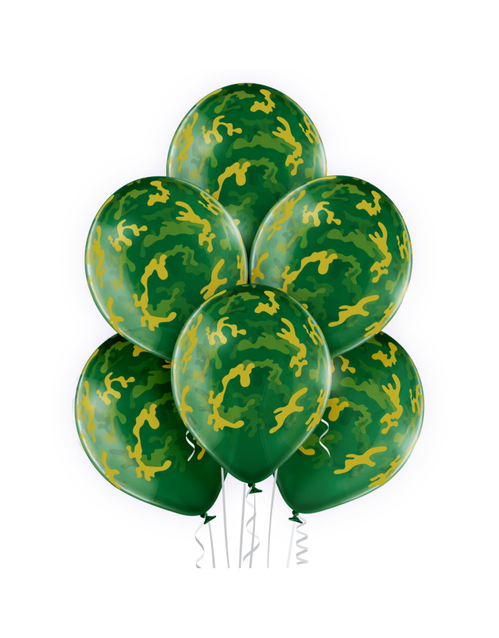 Belbal latex ballon camouflage 6 stuks