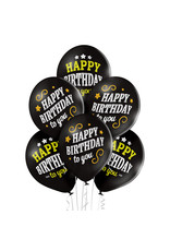 Belbal latex ballon happy birthday to you 6 stuks