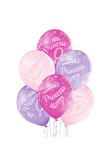 Belbal latex ballon princess 6 stuks