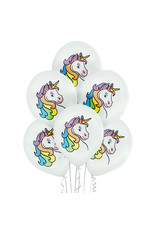 Belbal latex ballon unicorn 6 stuks