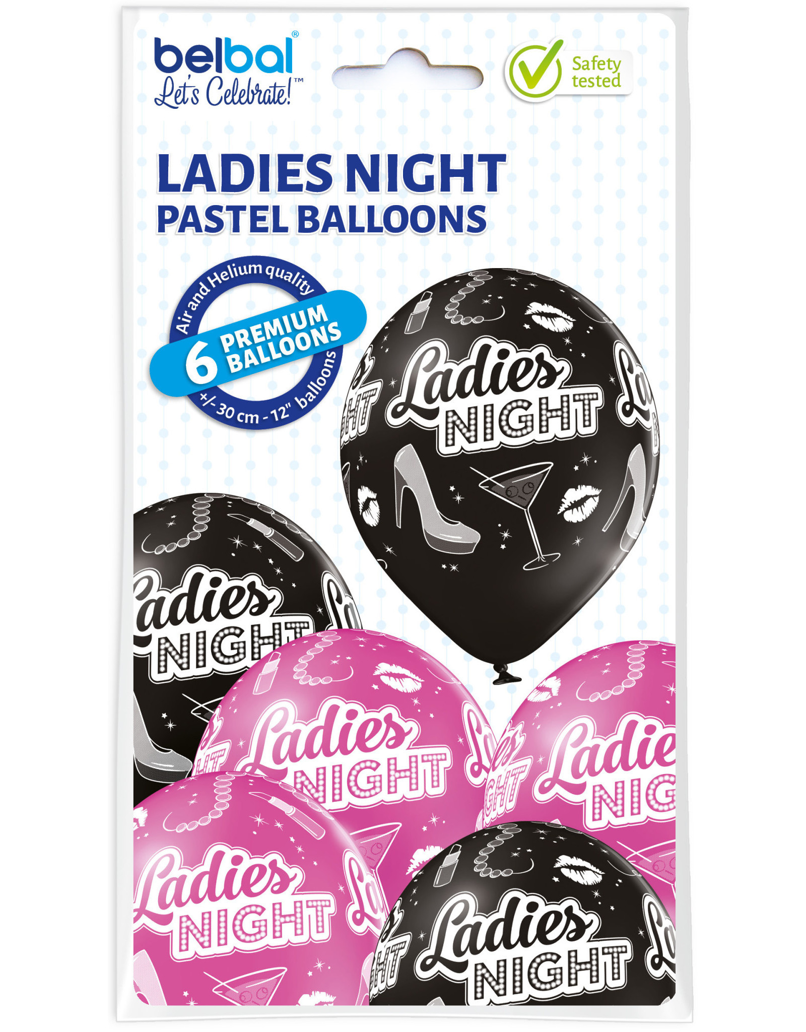Belbal latex ballon ladies night 6 stuks