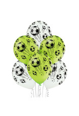 Belbal latex ballon football 6 stuks