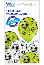 Belbal latex ballon football 6 stuks