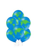 Belbal latex ballon globe 6 stuks