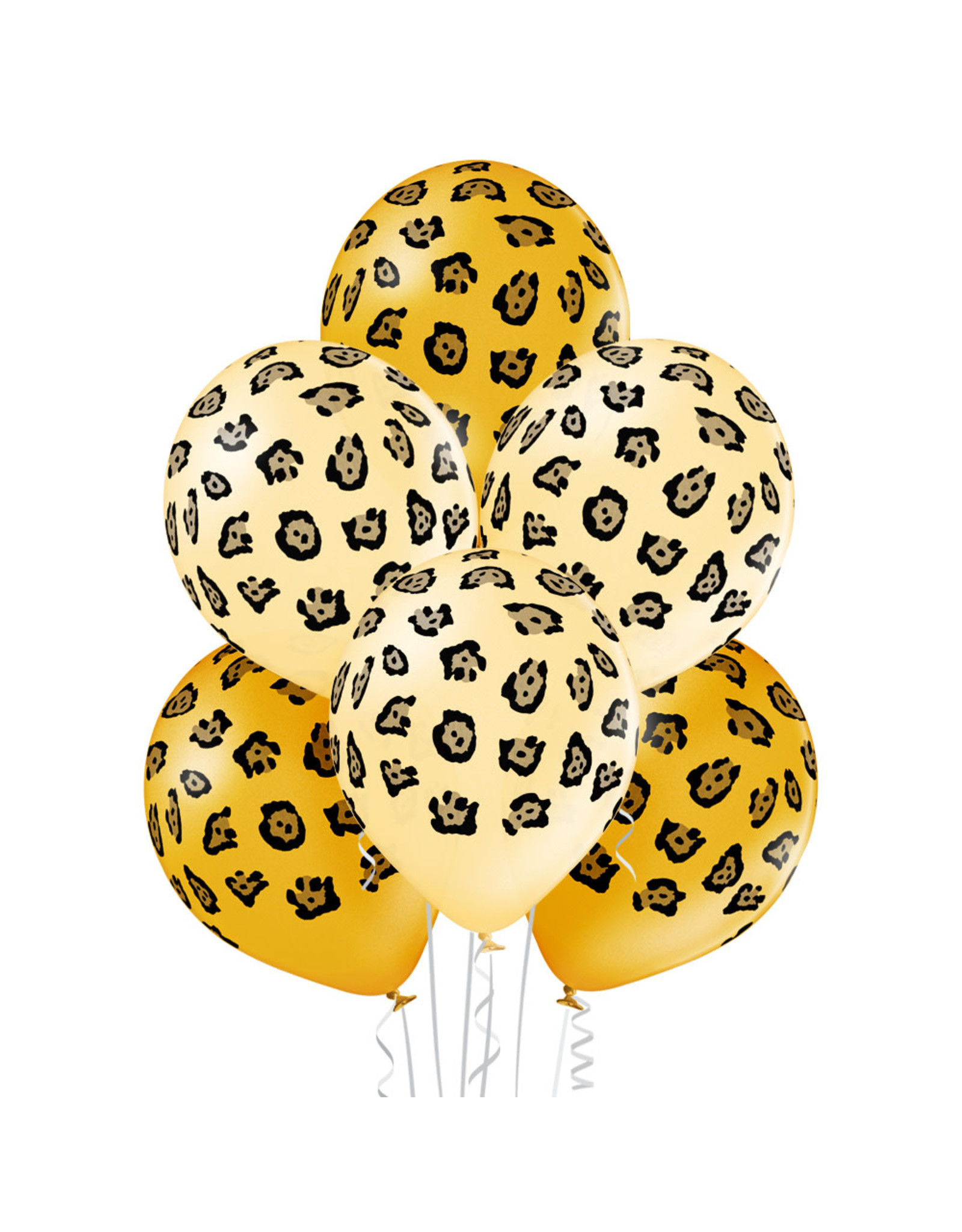 Belbal latex ballon leopard spots 6 stuks