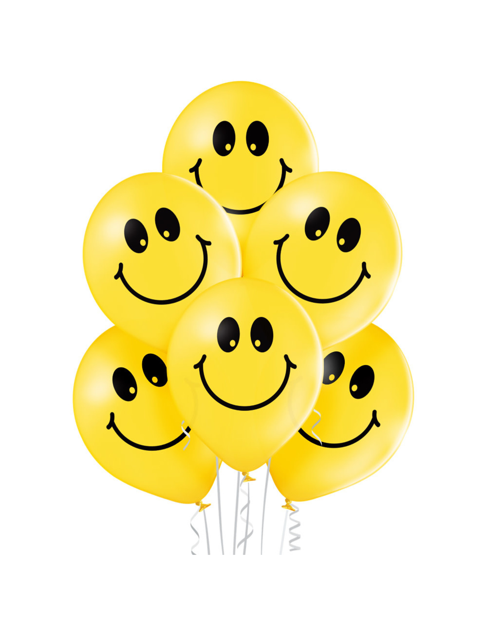 Belbal latex ballon smileys 6 stuks