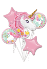 Folieballonpakket unicorn 5-delig Folieballonpakket unicorn 5-delig