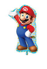 Folieballon supershape Super mario 55 x 83 cm