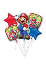 Amscan folieballonpakket Super Mario 5-delig