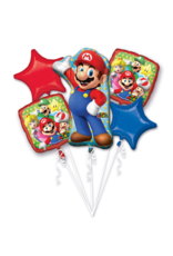 Folieballonpakket Super Mario 5-delig