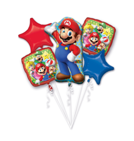 Folieballonpakket Super Mario 5-delig