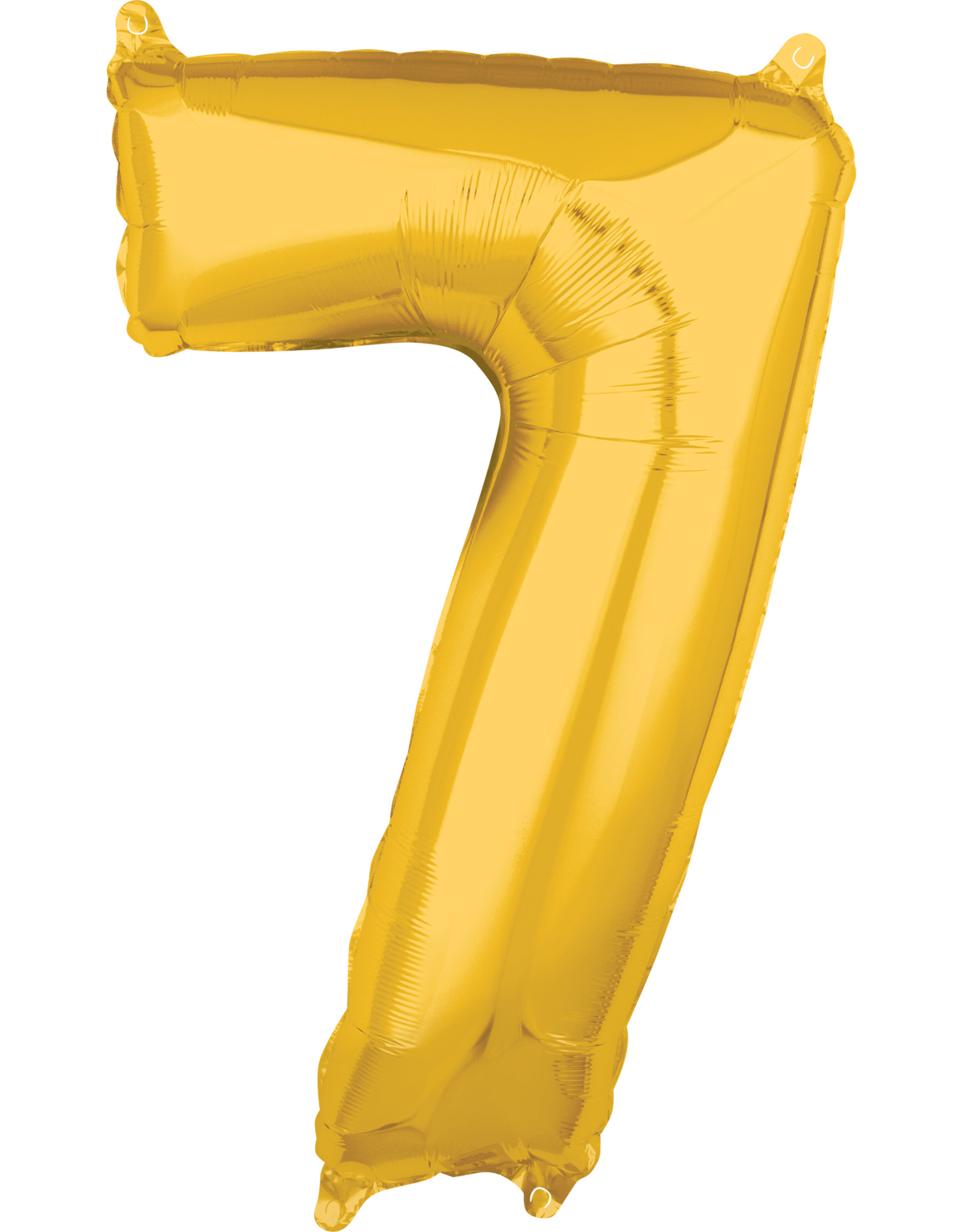 Folieballon goud cijfer 7 66 cm