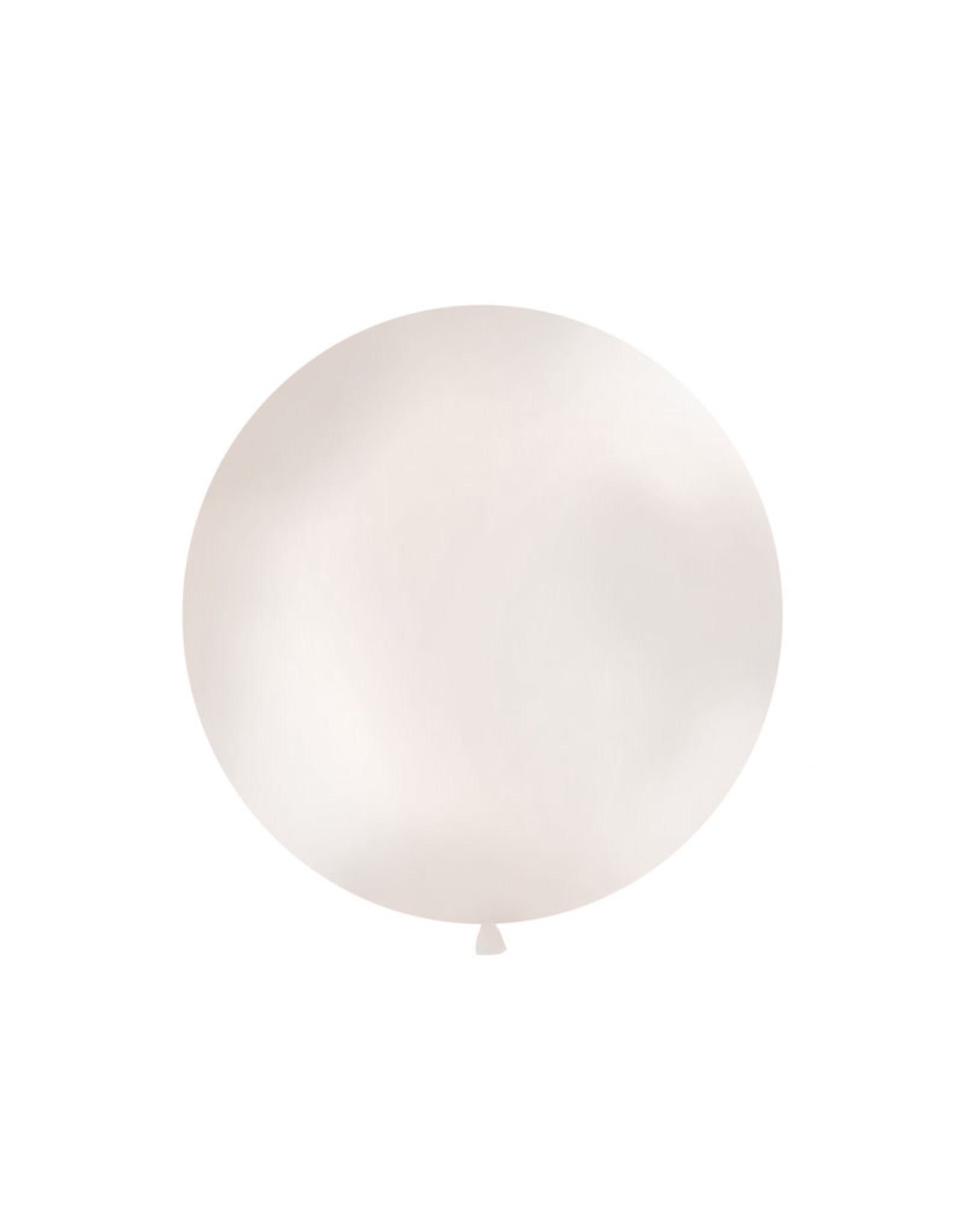 XXL ballon metallic wit 1 meter