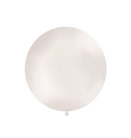 XXL latex ballon metallic wit 1 meter