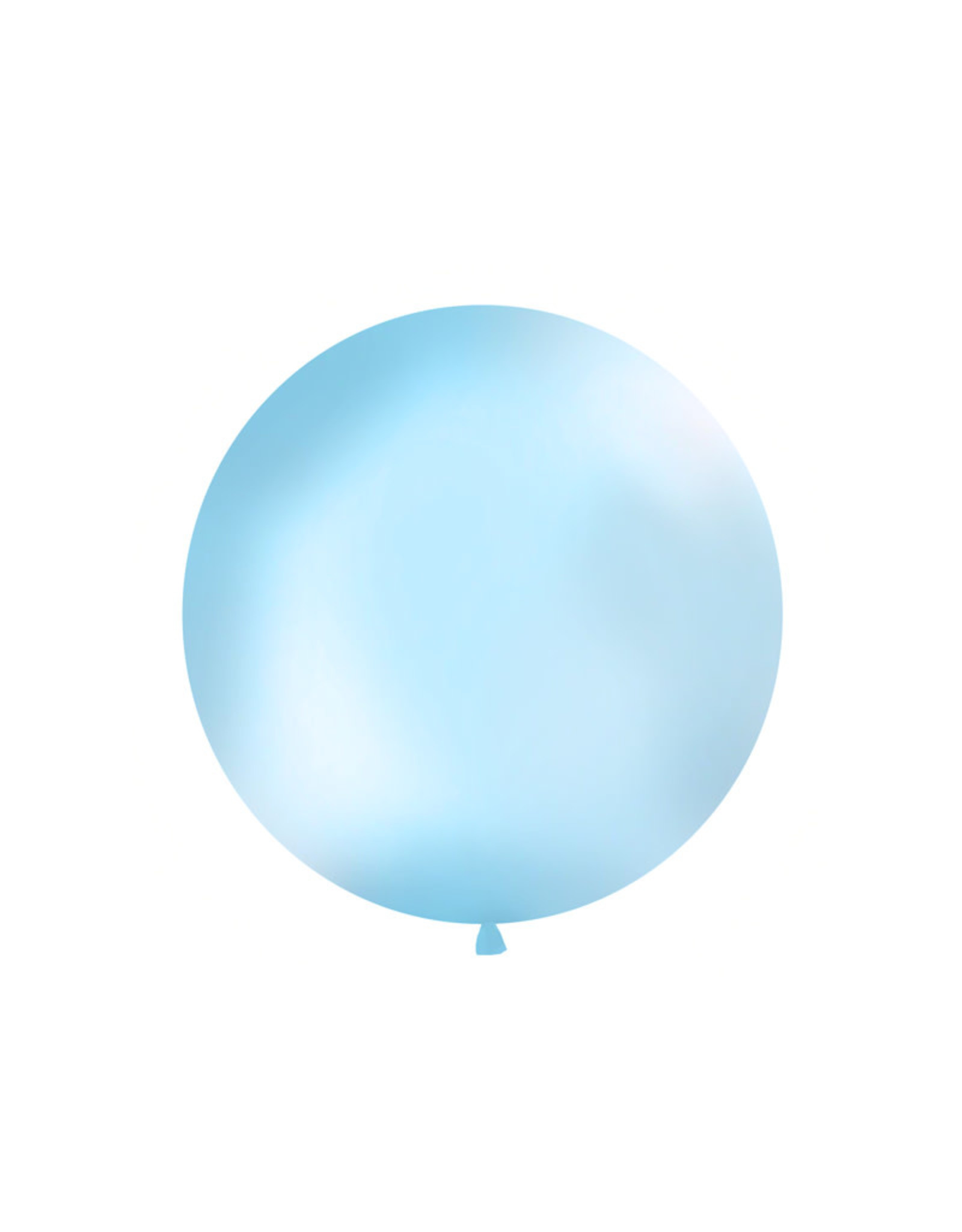 XXL latex ballon baby blauw 1 meter