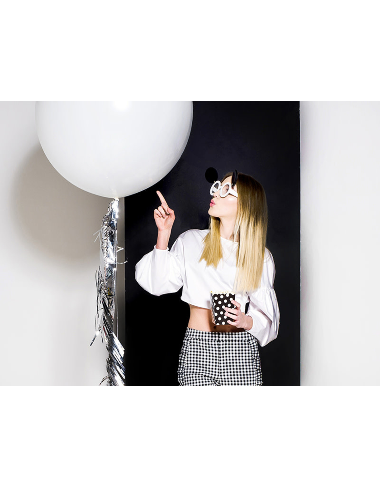 XXL latex ballon wit 1 meter