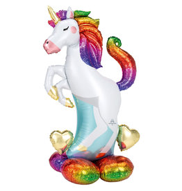 Folieballon airloonz unicorn 139 cm