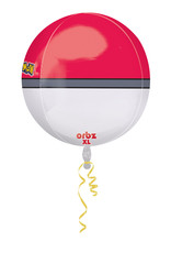 Folieballon orbz pokemonball 38 x 40 cm