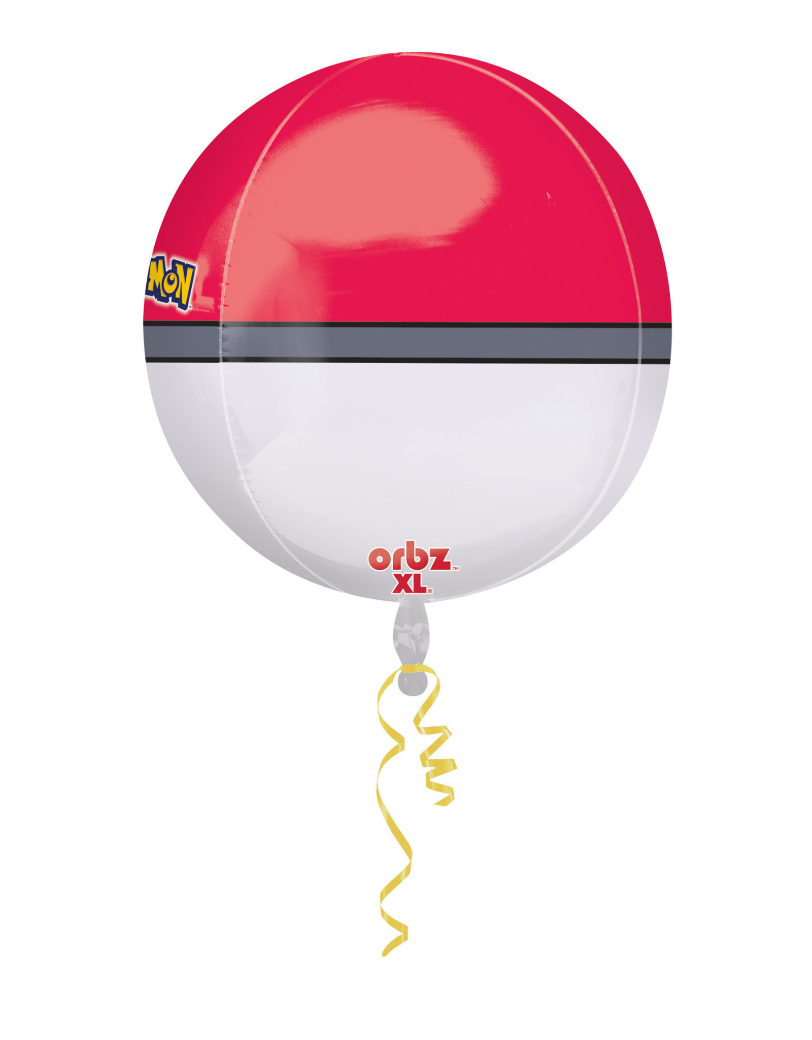 Folieballon orbz pokemonball 38 x 40 cm