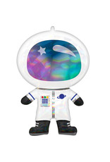 Folieballon supershape astronaut holographic Folieballon supershape astronaut holographic
